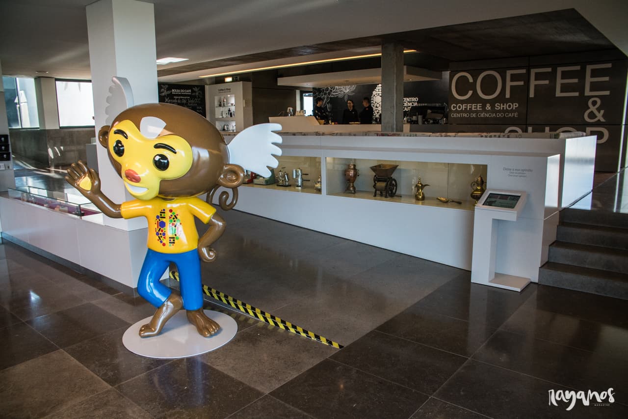 Mico, la mascota del Centro de Ciencia del Café.