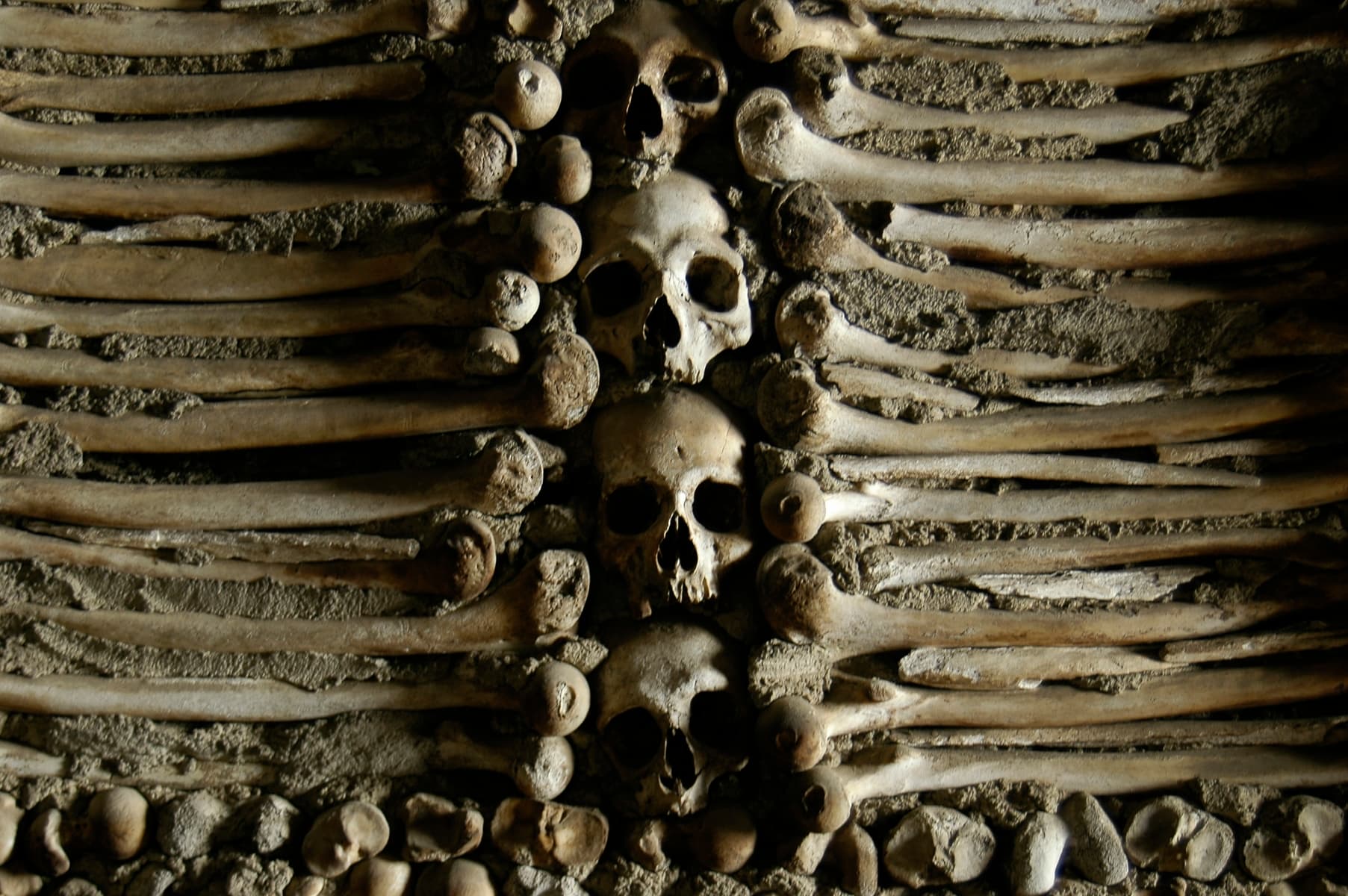 Detalle de la Capela dos Ossos.