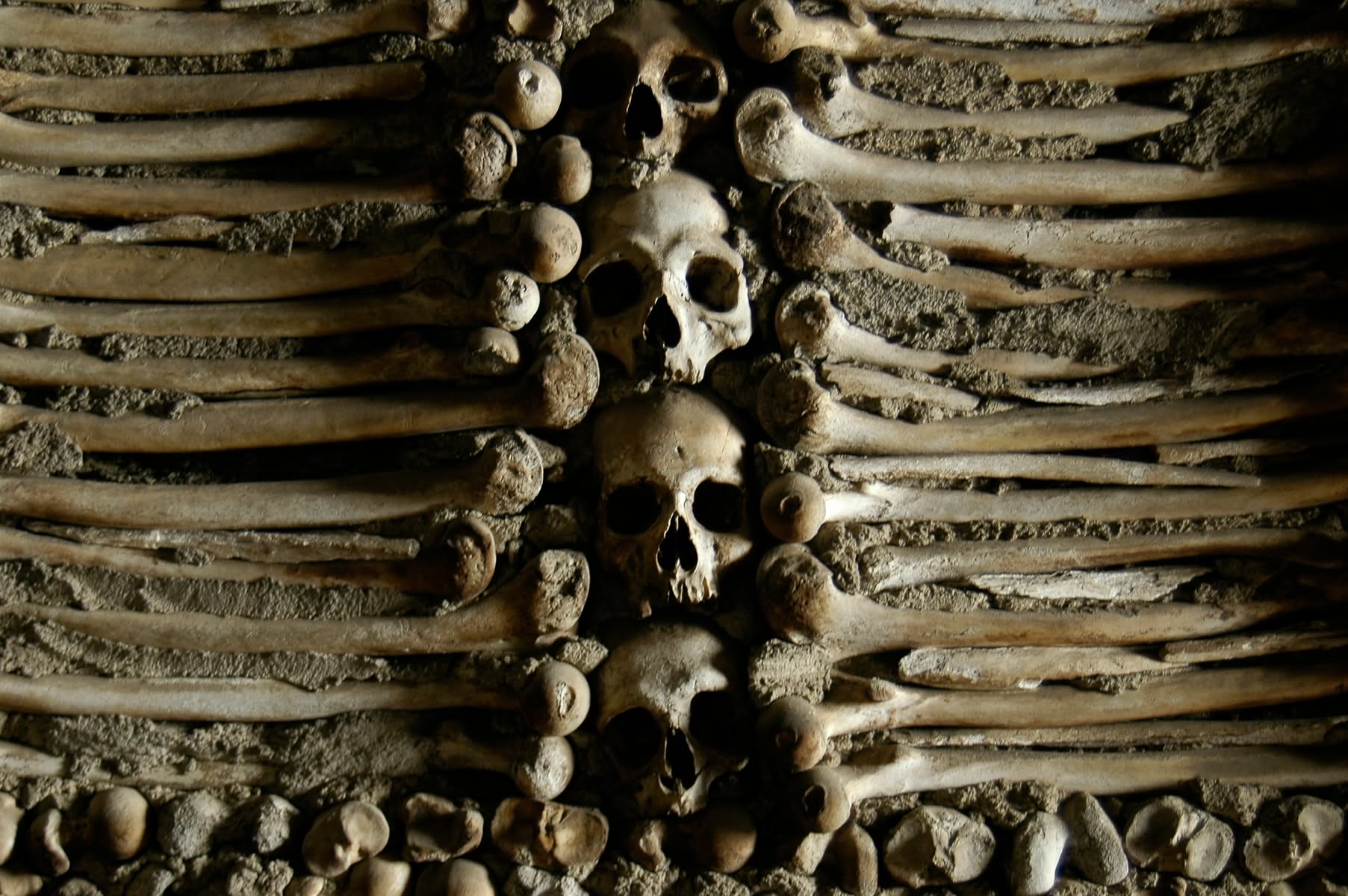 Detalle de la Capela dos Ossos.